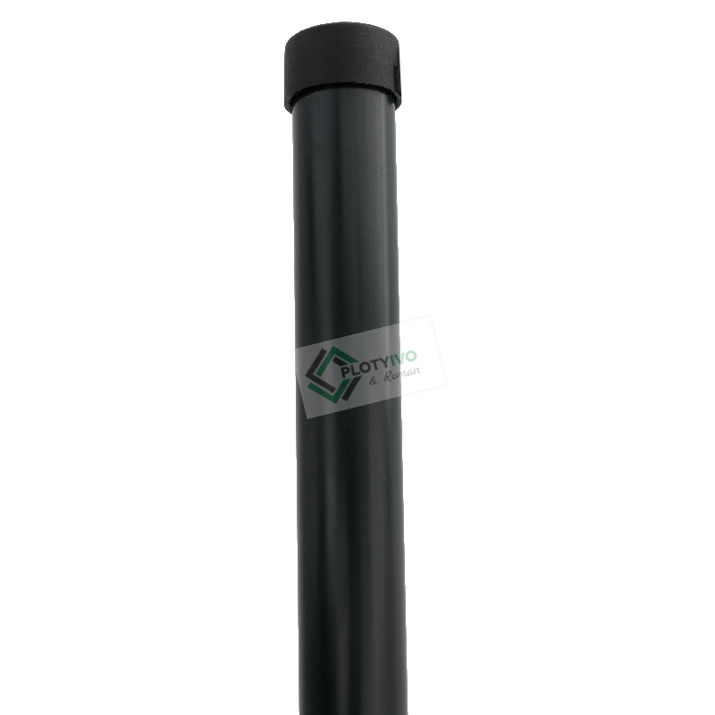 Plotový sloupek antracit, průměr 48 mm