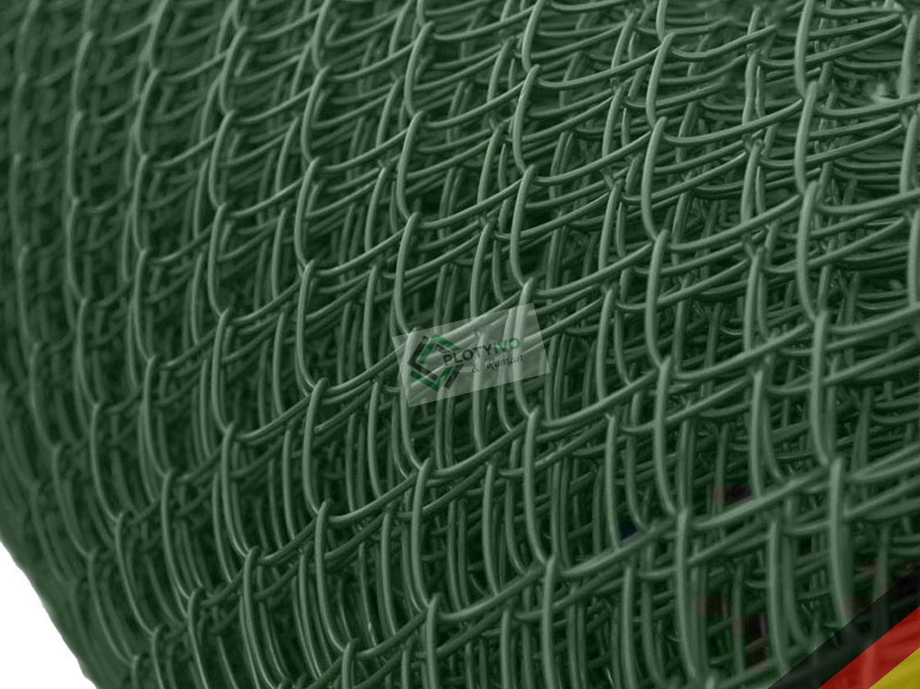 Premium - Zelené RAL 6005 - 60 x 60 mm_100 cm_de