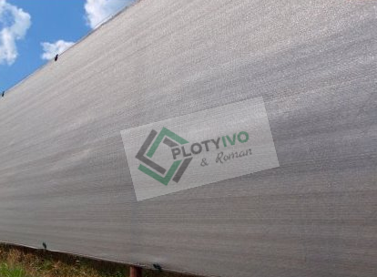 Stínící tkanina, zastínění 95%, výška 100 cm, šedá