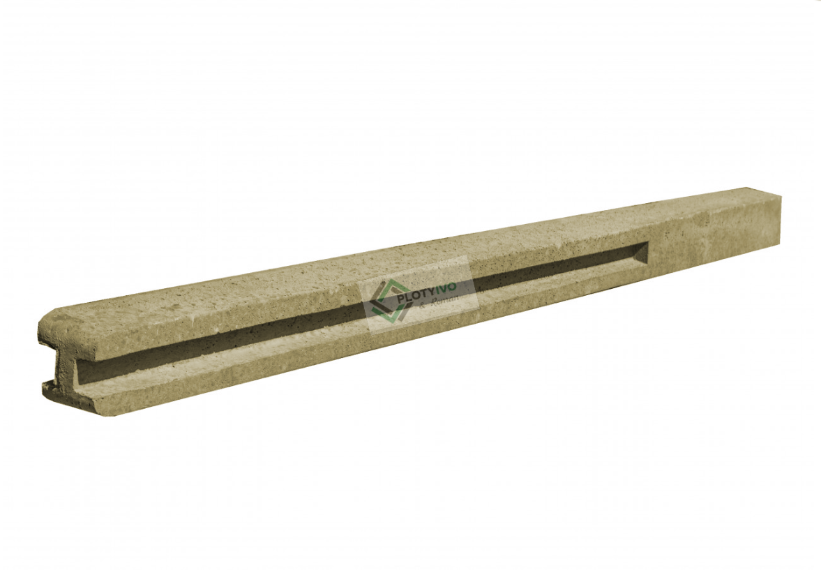 Betonový sloupek - průbežný - 175cm - Písková