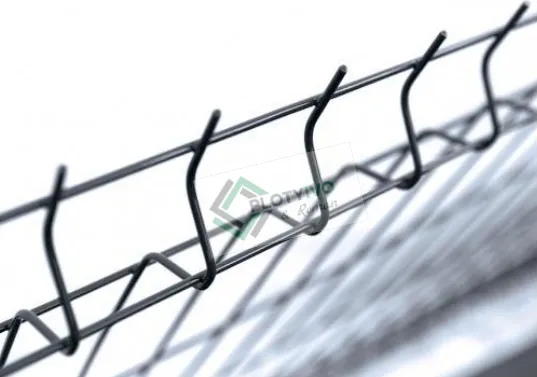 Plotový panel 3D PVC, Výška 123 cm, 4 mm, antracit - délka 250 cm