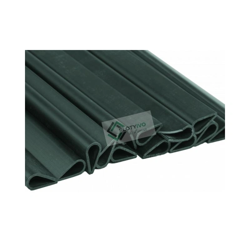 Fixační lišta pro stínící výplet 19 cm, zelená RAL 6005