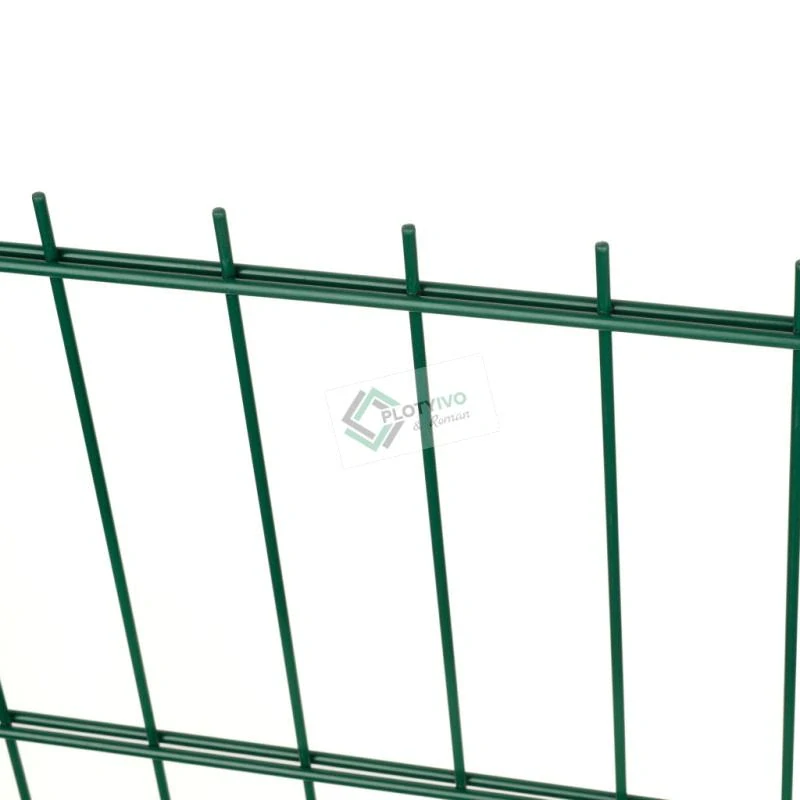 Plotový panel 2D DOUBLE 5/4/5, výška 103 cm, zelený RAL 6005