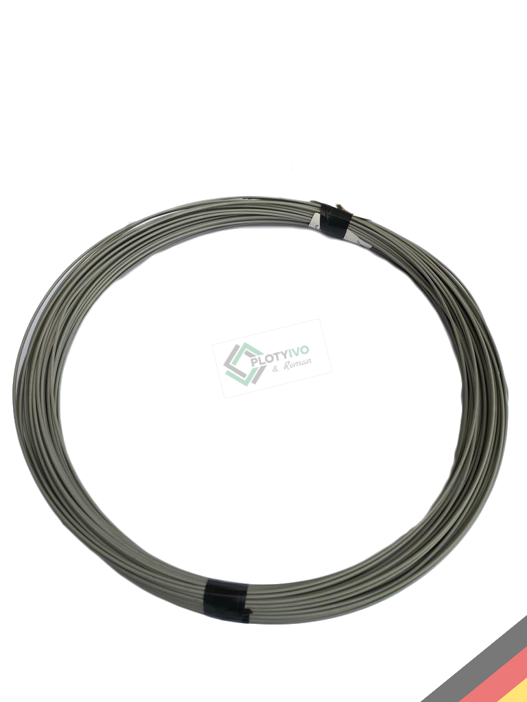 Vázací drát poplastovaný PREMIUM_DE šedý 2,0 mm, délka 50 m