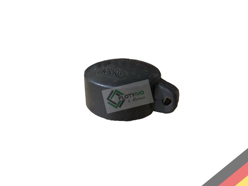Čepička PVC PREMIUM_DE 42 mm - černá