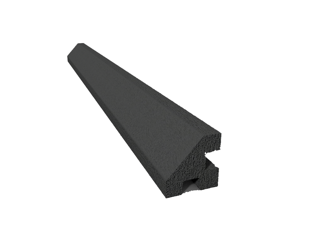 Betonový sloupek - rohový - 200cm - Antracit