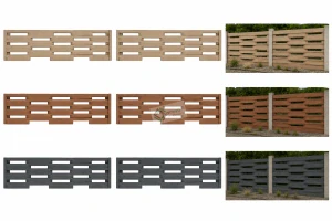 Betonový panel - Linka průhledná