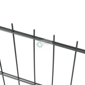 Plotový panel 2D DOUBLE 5/4/5, výška 143 cm, antracit RAL 7016
