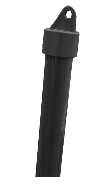 Vzpěra poplastovaná antracit - PVC, 38 mm průměr