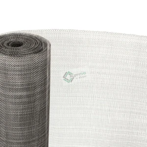 Kovová tkanina FE, oko 2,00 × 2,00 mm, drát 0,50 mm, výška 1000 mm, role 10 m