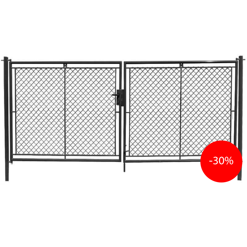 Brána dvoukřídlá FAB antracit, šíře 360 cm