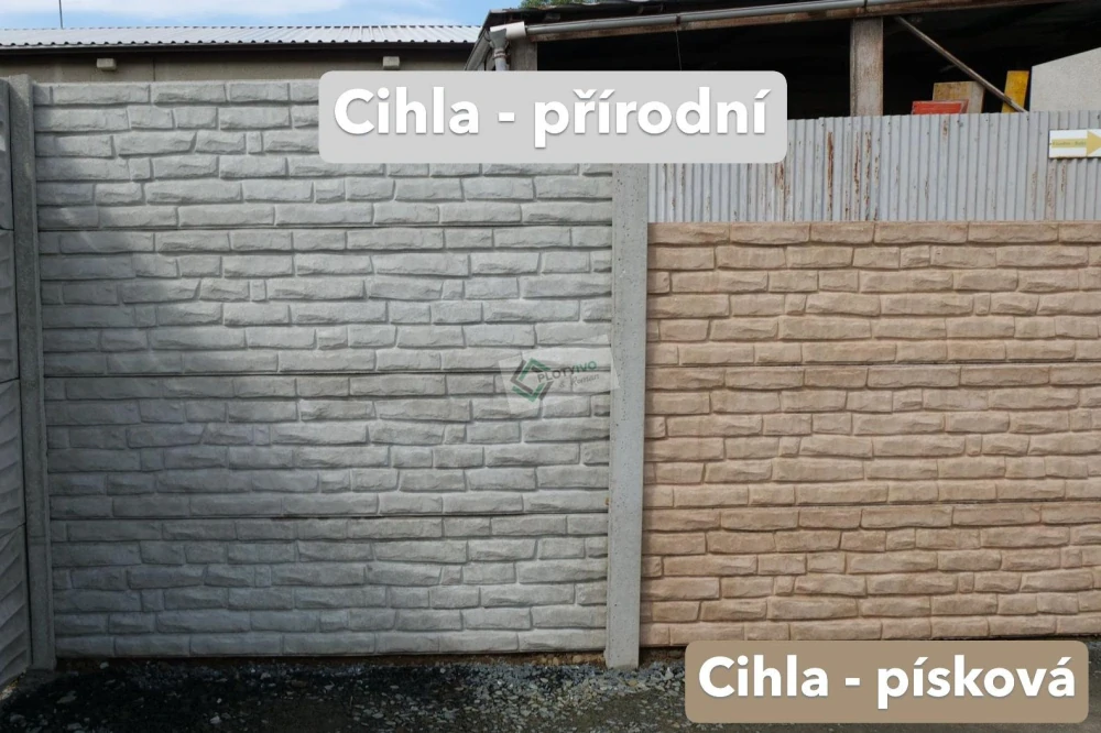 Betonový panel - Dekor Cihla