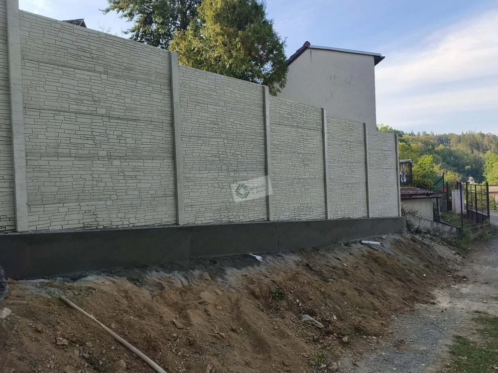 Betonový panel - Cihla - 50 x 200 cm - Hnědá - Dplx ANO